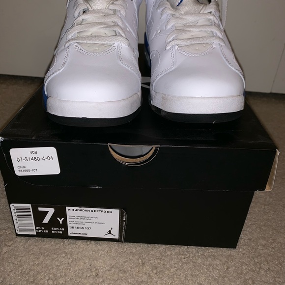 Air Jordan Retro 6 “Sport Blue” - Picture 4 of 5